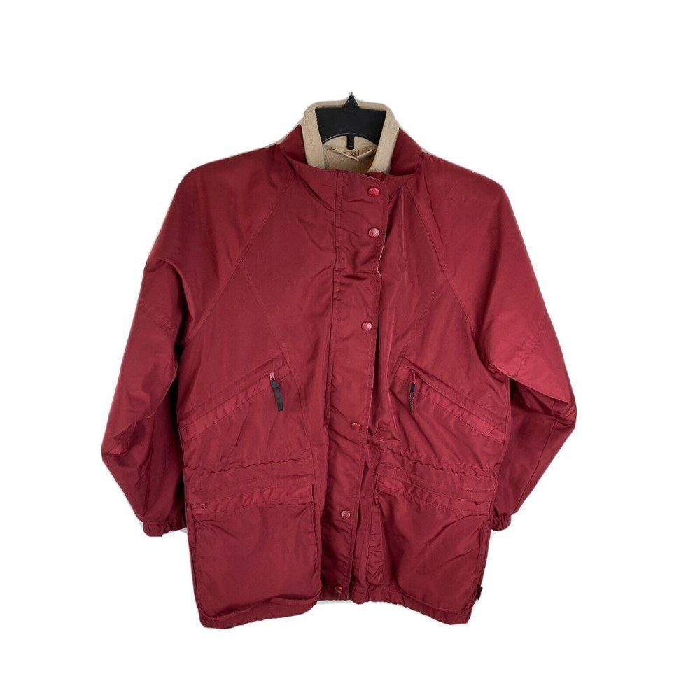 Woolrich Women's 17188 Rosewood Fleece Lined Coat Small Winter Barn Coat Hood